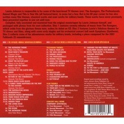 50 Years Of The Music of Laurie Johnson Vol. 1 : The Avengers Soundtrack (Laurie Johnson) - CD Trasero