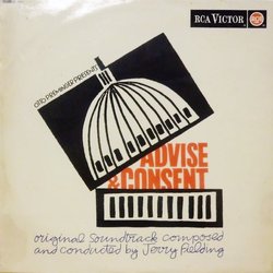 Advise & Consent Soundtrack (Jerry Fielding) - Cartula