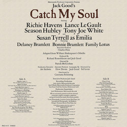 Catch My Soul Soundtrack (Various Artists, Tony Joe White) - CD Trasero