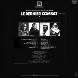 Le Dernier Combat Soundtrack (Eric Serra) - CD Trasero