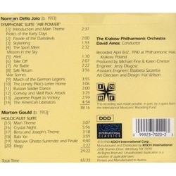Air Power / Holocaust Soundtrack (Morton Gould, Norman Dello Joio) - CD Trasero