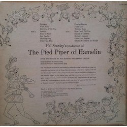 The Pied Piper of Hamelin Soundtrack (Original Cast, Edvard Grieg, Irving Taylor) - CD Trasero