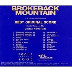 Brokeback Mountain Soundtrack (Gustavo Santaolalla) - Cartula