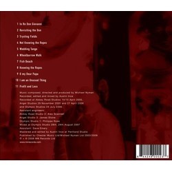 Mozart 252 Soundtrack (Michael Nyman) - CD Trasero