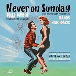 Never on Sunday Soundtrack (Manos Hadjidakis, Mikis Theodorakis) - Cartula