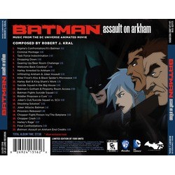 Batman: Assault on Arkham Soundtrack (Robert J. Kral) - CD Trasero