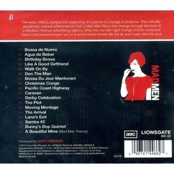 Mad Men: Night Cap Soundtrack (David Carbonara) - CD Trasero