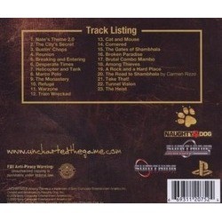 Uncharted 2: Among Thieves Soundtrack (Greg Edmonson) - CD Trasero