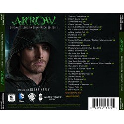 Arrow: Season 2 Soundtrack (Blake Neely) - CD Trasero