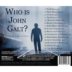 Atlas Shrugged: Who Is John Galt? Soundtrack (Elia Cmiral) - CD Trasero