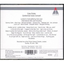 Cole Porter - Centennial Gala Concert Soundtrack (Various Artists, Cole Porter) - CD Trasero