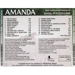 Amanda Soundtrack (Basil Poledouris) - CD Trasero
