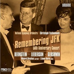 Remembering JFK Soundtrack (Leonard Bernstein, George Gershwin, Peter Lieberson) - Cartula