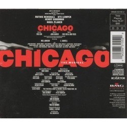 Chicago The Musical Soundtrack (Fred Ebb, John Kander) - CD Trasero