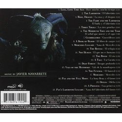 Pan's Labyrinth Soundtrack (Javier Navarrete) - CD Trasero