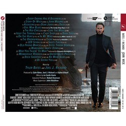John Wick Soundtrack (Various Artists, Tyler Bates, Joel J. Richard) - CD Trasero