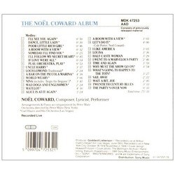 The Noel Coward Album Soundtrack (Noel Coward, Noel Coward) - CD Trasero