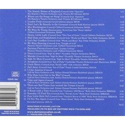 The Art of Noel Coward Soundtrack (Noel Coward, Noel Coward) - CD Trasero