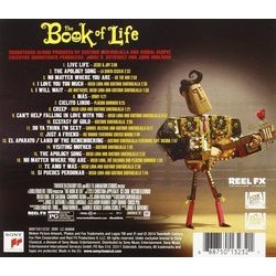 The Book of Life Soundtrack (Various Artists, Gustavo Santaolalla) - CD Trasero