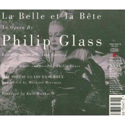 La Belle Et La Bte Soundtrack (Philip Glass) - CD Trasero
