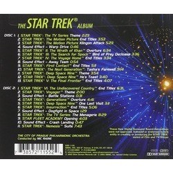 The Star Trek Album Soundtrack (Various Artists) - CD Trasero