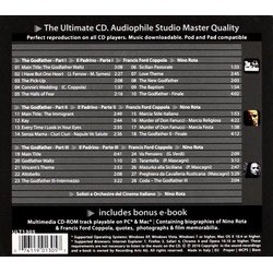 The Godfather Trilogy Soundtrack (Nino Rota) - CD Trasero