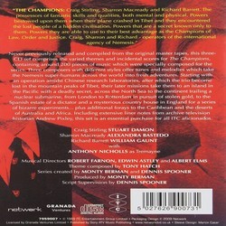 The Champions Soundtrack (Edwin Astley, Robert Farnon, Tony Hatch) - CD Trasero