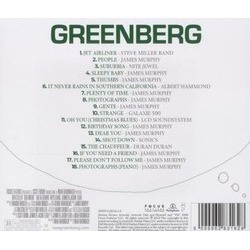Greenberg Soundtrack (Various Artists, James Murphy) - CD Trasero