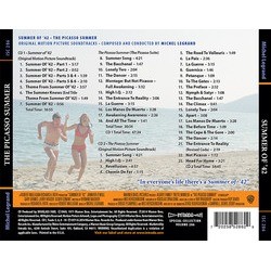 Summer Of '42 / Picasso Summer Soundtrack (Michel Legrand) - CD Trasero