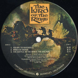 The Lord of the Rings Soundtrack (Leonard Rosenman) - cd-cartula