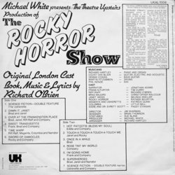 The Rocky Horror Show Soundtrack (Various Artists, Richard O'Brien) - CD Trasero