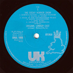 The Rocky Horror Show Soundtrack (Various Artists, Richard O'Brien) - cd-cartula