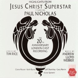 Jesus Christ Superstar - 20th Anniversary Soundtrack (Andrew Lloyd Webber, Tim Rice) - Cartula