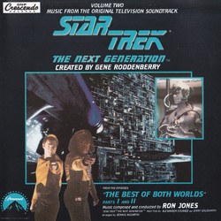 Star Trek: The Next Generation - Volume Two Soundtrack (Alexander Courage, Jerry Goldsmith, Ron Jones) - Cartula