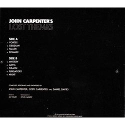 Lost Themes Soundtrack (John Carpenter) - CD Trasero
