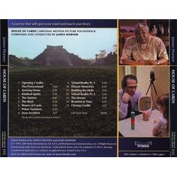 House of Cards Soundtrack (James Horner) - CD Trasero