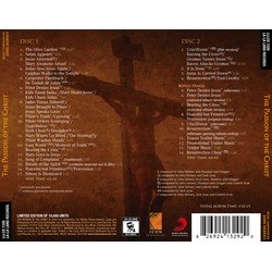 The Passion of the Christ Soundtrack (John Debney) - CD Trasero