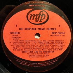 Big Suspense Movie Themes Soundtrack (Various Artists, Geoff Love) - cd-cartula