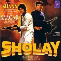 Saagar / Shaan / Sholay Soundtrack (Javed Aktar, Various Artists, Anand Bakshi, Rahul Dev Burman) - Cartula