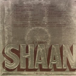 Shaan Soundtrack (Various Artists, Anand Bakshi, Rahul Dev Burman) - CD Trasero