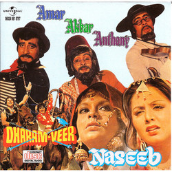 Amar Akbar Anthony / Dharam Veer / Naseeb Soundtrack (Various Artists, Anand Bakshi, Laxmikant Pyarelal) - Cartula