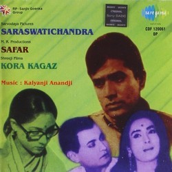 Saraswatichandra/Safar/Kora Kagaz Soundtrack (Indeewar , M.G.Hashmat , Kalyanji Anandji) - Cartula