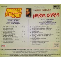 Barsaat-Ki-Ek-Raat / Naram Garam Soundtrack (Various Artists, Anand Bakshi, Rahul Dev Burman,  Gulzar) - CD Trasero