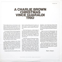 A Charlie Brown Christmas Soundtrack (Vince Guaraldi) - CD Trasero