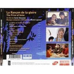 La Ranon de la gloire Soundtrack (Michel Legrand) - CD Trasero
