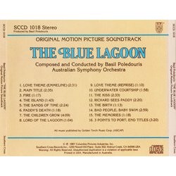 The Blue Lagoon Soundtrack (Basil Poledouris) - CD Trasero
