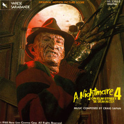 A Nightmare on Elm Street 4: The Dream Master Soundtrack (Craig Safan) - Cartula