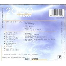2000 Today Soundtrack (Tan Dun) - CD Trasero