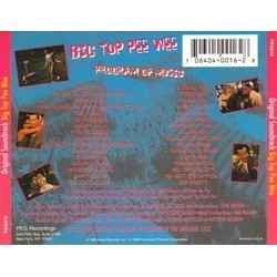 Big Top Pee-wee Soundtrack (Danny Elfman) - CD Trasero