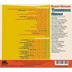 Thunder Road Soundtrack (Various Artists, Jack Marshall) - CD Trasero